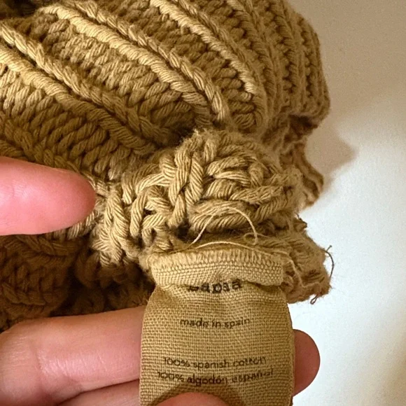 Babaa Women's Sweater in Tan - Picture 3 of 4